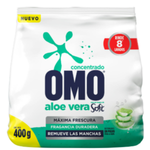 Detergente En Polvo Omo Aloe Vera 400 g