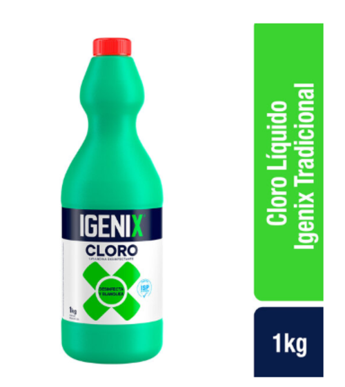 Cloro Líquido Igenix Tradicional 1 Kg